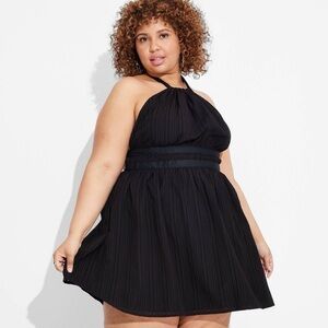 Wild Fable Black Halter Sundress